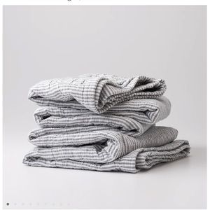 NWT Schoolhouse Electric diamond ticking quilt.